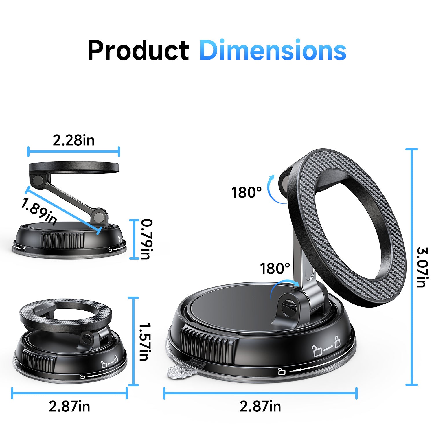 High-speed 3-in-1 magnetic car charger for modern commuters.